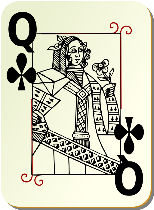 Guyenne Deck Queen Of Clubs