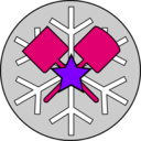 download Snow Removal Troops Emblem Full Version clipart image with 270 hue color
