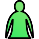 download Abstract Individual clipart image with 270 hue color