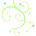 download Growing Hearts clipart image with 90 hue color