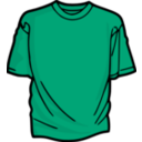 download Orange T Shirt clipart image with 135 hue color