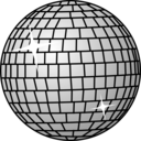 download Disco Ball clipart image with 315 hue color