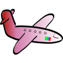 download Aeroplane clipart image with 135 hue color