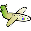 download Aeroplane clipart image with 225 hue color