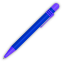 download Ballpoint Pen clipart image with 225 hue color