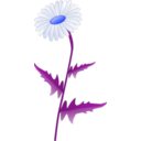 download Daisy clipart image with 180 hue color