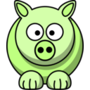 download Pig2 clipart image with 90 hue color