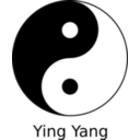 download Ying Yang clipart image with 225 hue color