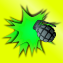 download Grenade Explosion clipart image with 90 hue color