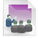 download Presentation clipart image with 90 hue color
