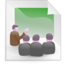 download Presentation clipart image with 270 hue color