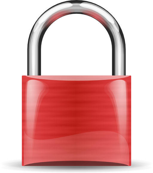 Padlock Red