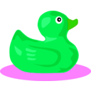 download Rubber Duck clipart image with 90 hue color