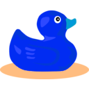 download Rubber Duck clipart image with 180 hue color