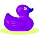 download Rubber Duck clipart image with 225 hue color