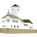 download Castle clipart image with 0 hue color