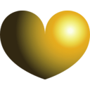 download Heart clipart image with 45 hue color