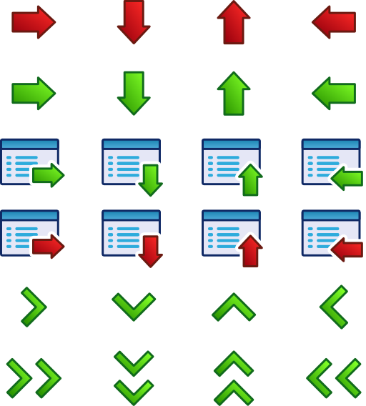 Arrow Icons Set
