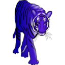 download Tiger clipart image with 225 hue color