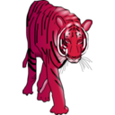 download Tiger clipart image with 315 hue color