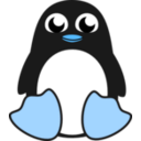 download Penguin clipart image with 180 hue color