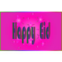 download Happy Eid clipart image with 270 hue color