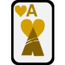 download Ace Of Hearts clipart image with 45 hue color