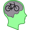 download Bicycle For Our Minds clipart image with 90 hue color