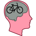 download Bicycle For Our Minds clipart image with 315 hue color