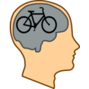 download Bicycle For Our Minds clipart image with 0 hue color