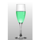 download Glass Of Champagne clipart image with 90 hue color