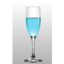 download Glass Of Champagne clipart image with 135 hue color