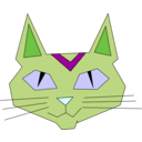 download Neko Cat clipart image with 180 hue color