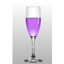 download Glass Of Champagne clipart image with 225 hue color