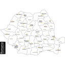 download Romania Map clipart image with 45 hue color