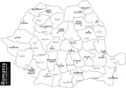 Romania Map