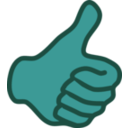 download Thumb Up clipart image with 45 hue color