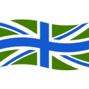 download Union Flag clipart image with 225 hue color