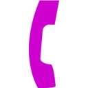 download Phone Icon clipart image with 180 hue color