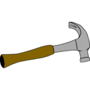 download Hammer Tools 6 clipart image with 45 hue color