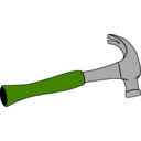 download Hammer Tools 6 clipart image with 90 hue color