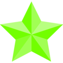 download Star clipart image with 45 hue color