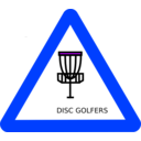 download Disc Golf Roadsign clipart image with 225 hue color