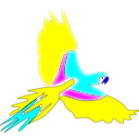 download Guacamaya clipart image with 180 hue color