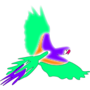 download Guacamaya clipart image with 270 hue color