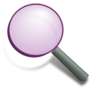 download Magnifying Glass clipart image with 90 hue color