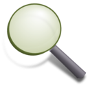 download Magnifying Glass clipart image with 225 hue color