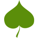 download Spring Symbol Linden Leaf clipart image with 315 hue color