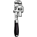 download Pipe Wrench clipart image with 270 hue color