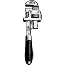 download Pipe Wrench clipart image with 315 hue color